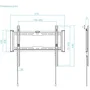 TooQ Soporte Fijo de Pared para Pantallas 32-70 Pulgadas, Negro